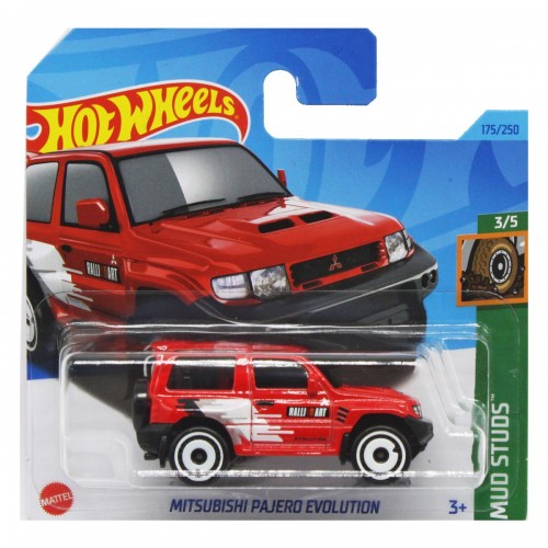 Машинка "Hot Wheels: MITSUBISHI PAJERO EVOLUTION RED"