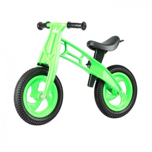 Біговел "Cross Bike" з надувними шинами, 12 "(зелений) (Kinderway)