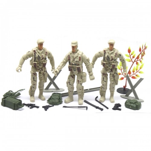Комбат 3 військові фігурки, зброя, аксесуари в пакеті