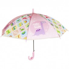 Детский зонт со свистком, розовый