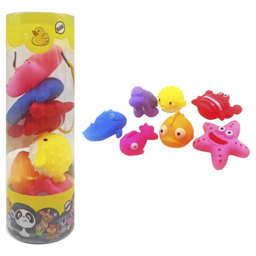 Іграшки для ванної 7 шт в тубі