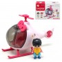 Вертолет с куклой "Little Pilot" (розовый)