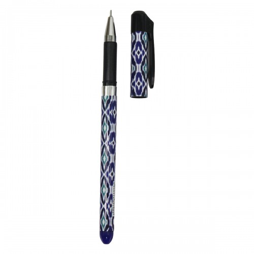 Ручка гелієва дизайнерська "Trend" 0,5мм, синя (MiC)