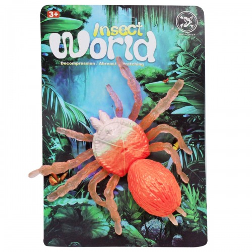Павук гумовий "Insect world" (персиковий) (XING RONG LE)