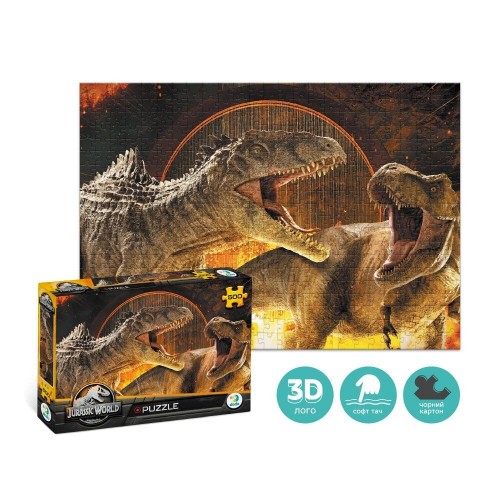 Пазлы "Jurassic World" (500 элементов) (Dodo)