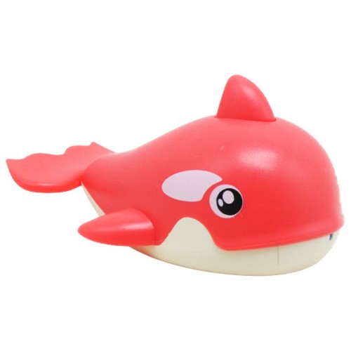 Заводна іграшка для ванни "Кит" (рожевий) (MiC)