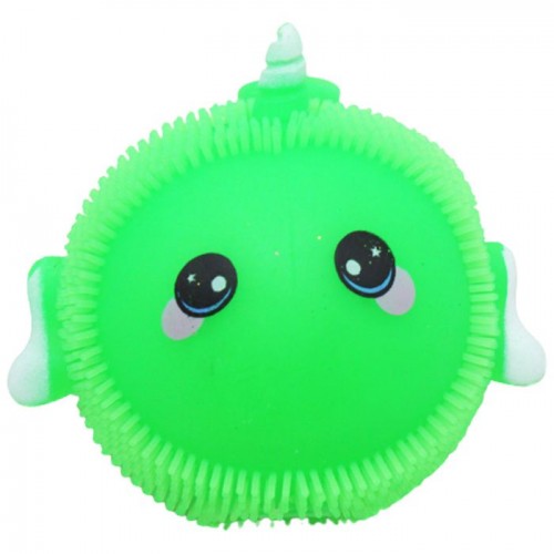 Іграшка-антистрес "Нарвал", світло (зелений) (MiC)