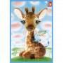 Мягкие пазлы "Малыш сможет: Жираф" (12 элем) (Vladi Toys)