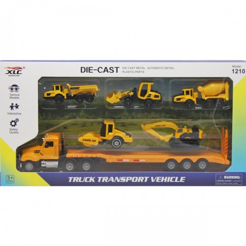 Автовоз со строительной техникой "Truck transport" (XLC)