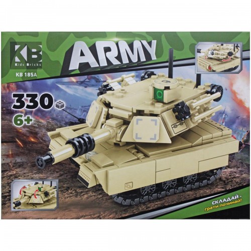 Конструктор "Army: Танк", 330 дет. (вид 2) (Kids Bricks)