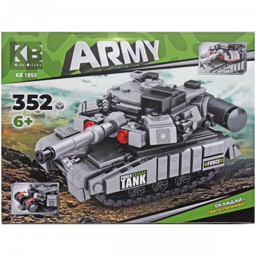 Конструктор "Army: Танк", 352 дет. (вид 1) (Kids Bricks)