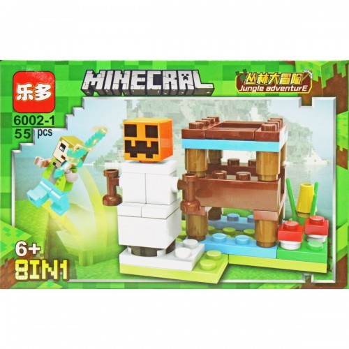 Конструктор "MINECRAFT", 55 дет. (вид 1) 6002-1 (MiC)