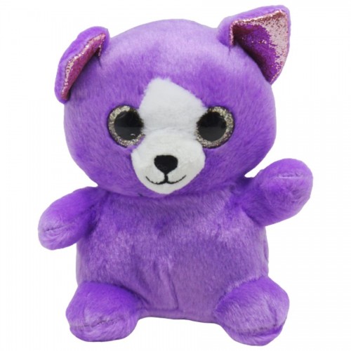 Мягкая игрушка-глазастик "Песик" фиолетовый (MiC)
