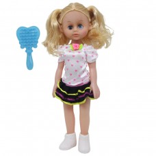 Кукла в юбке, с расческой (30 см)
