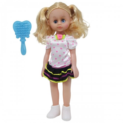Кукла в юбке, с расческой (30 см) (MiC)
