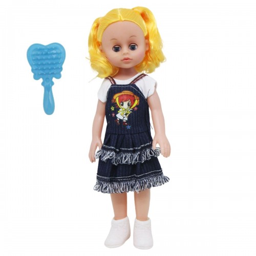 Лялька у сарафані, с расческой (33 см) (MiC)