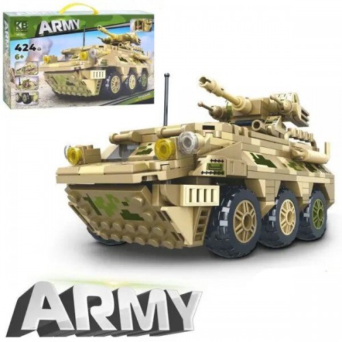 Конструктор "Army: Танк" (424 дет.) (Kids Bricks)