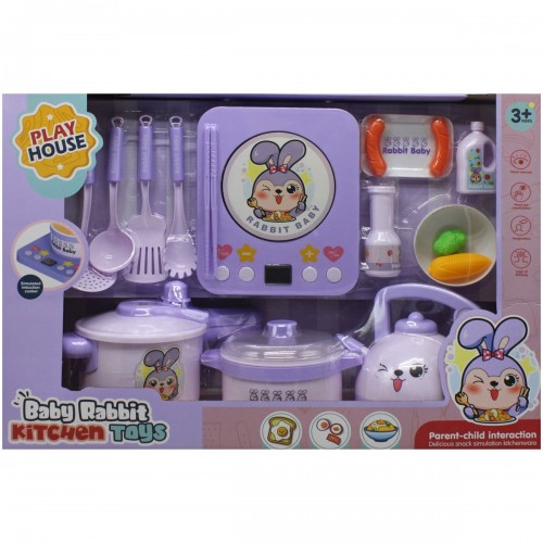 Кухонный набор "Baby rabbit kitchen" (фиолетовый) (MiC)