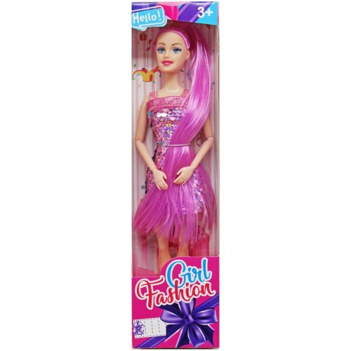 Лялька "Girl fashion" у рожевому (28 см) (MiC)