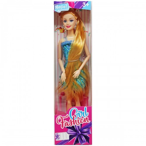 Кукла "Girl fashion" в голубом (28 см) (MiC)