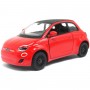 Машинка металлическая "Fiat 500E", красный (Kinsmart)