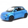 Машинка металлическая "Fiat 500E", синий (Kinsmart)
