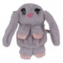 Мʼяка іграшка-рюкзак "Кролик" (бузковий) (Копиця)