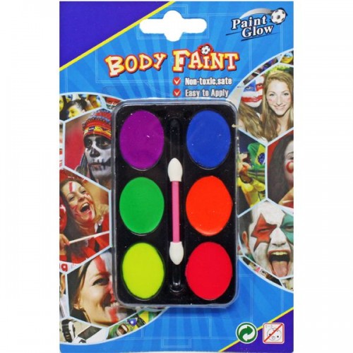 Краски для грима "Body paint" (6 цветов) (MiC)
