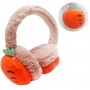 Хутряні навушники дитячі "Морква", рожевий (MiC)