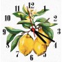 Часы-картина по номерам "Лимон", 30х30 см (Art Story)