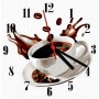 Часы-картина по номерам "Кофе", 30х30 см (Art Story)