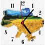 Годинник-картина за номерами "Україна", 30х30 см (Art Story)