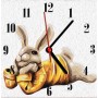Часы-картина по номерам "Кролик", 30х30 см (Art Story)