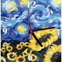 Часы-картина по номерам "Звездная ночь", 30х30 см (Art Story)