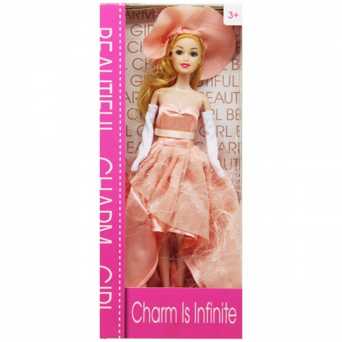 Кукла "Charm Girl" в персиковом наряде (MiC)