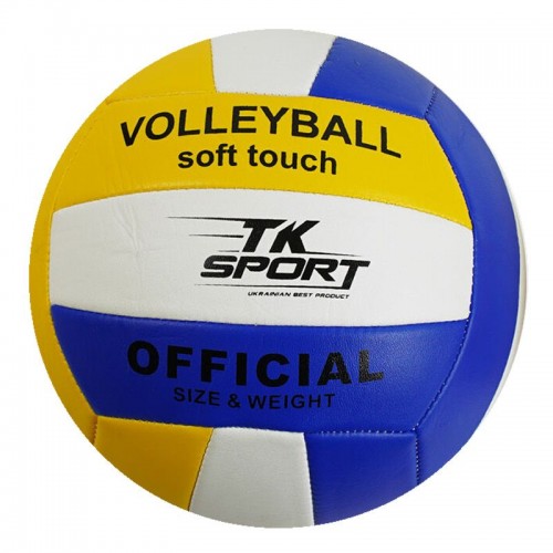Мяч волейбольный, размер 5, белый с синим (MiC)