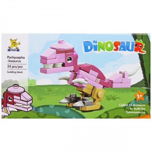 Конструктор "Dinosaur: Пахицефалозаавр", 34 дет. (Starmerry)