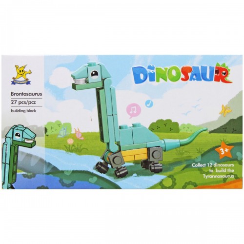 Конструктор "Dinosaur: Бронтозавр", 27 дет. (Starmerry)