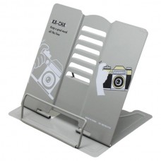 Підставка для книг металева Фотоапарат сірий