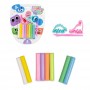 Набір для творчості "Дитячий пластилін: Mimi clay", 6 кольорів, формочки (Strateg)