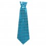 Краватка на резинці святкова, бірюзова (MiC)
