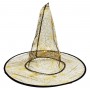 Шляпа ведьмы полупрозрачная (черная + золото) (MiC)