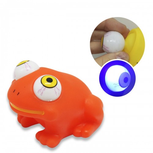 Игрушка-антистресс "Popping eyes: Жабка", оранжевая (MiC)