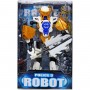 Трансформер "Police 3 Robot", білий (18 см) (MiC)