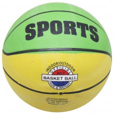 Мяч баскетбольний жовтий+зелений