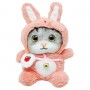 Мягкая игрушка "Котенок в костюмчике" (розовый) (MiC)