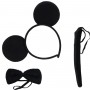 Набір карнавальний "Міккі Маус" (обруч з вушками + краватка-метелик + хвостик) (MiC)