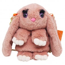 Рюкзак Кролик рожевий персик, висота 27 см