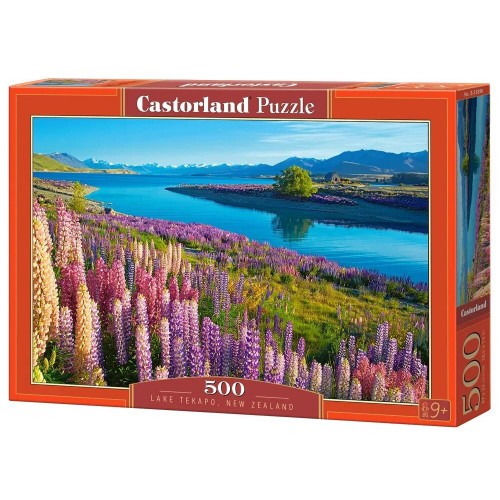 Пазли "Озеро Текапо, Нова Зеландія", 500 елементів (Castorland)