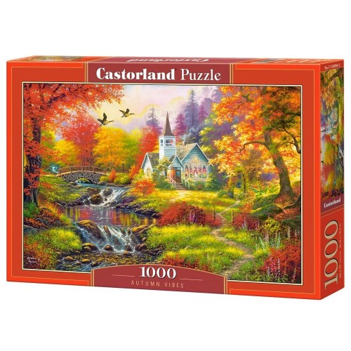 Пазлы "Осеннее настроение", 1000 элементов (Castorland)